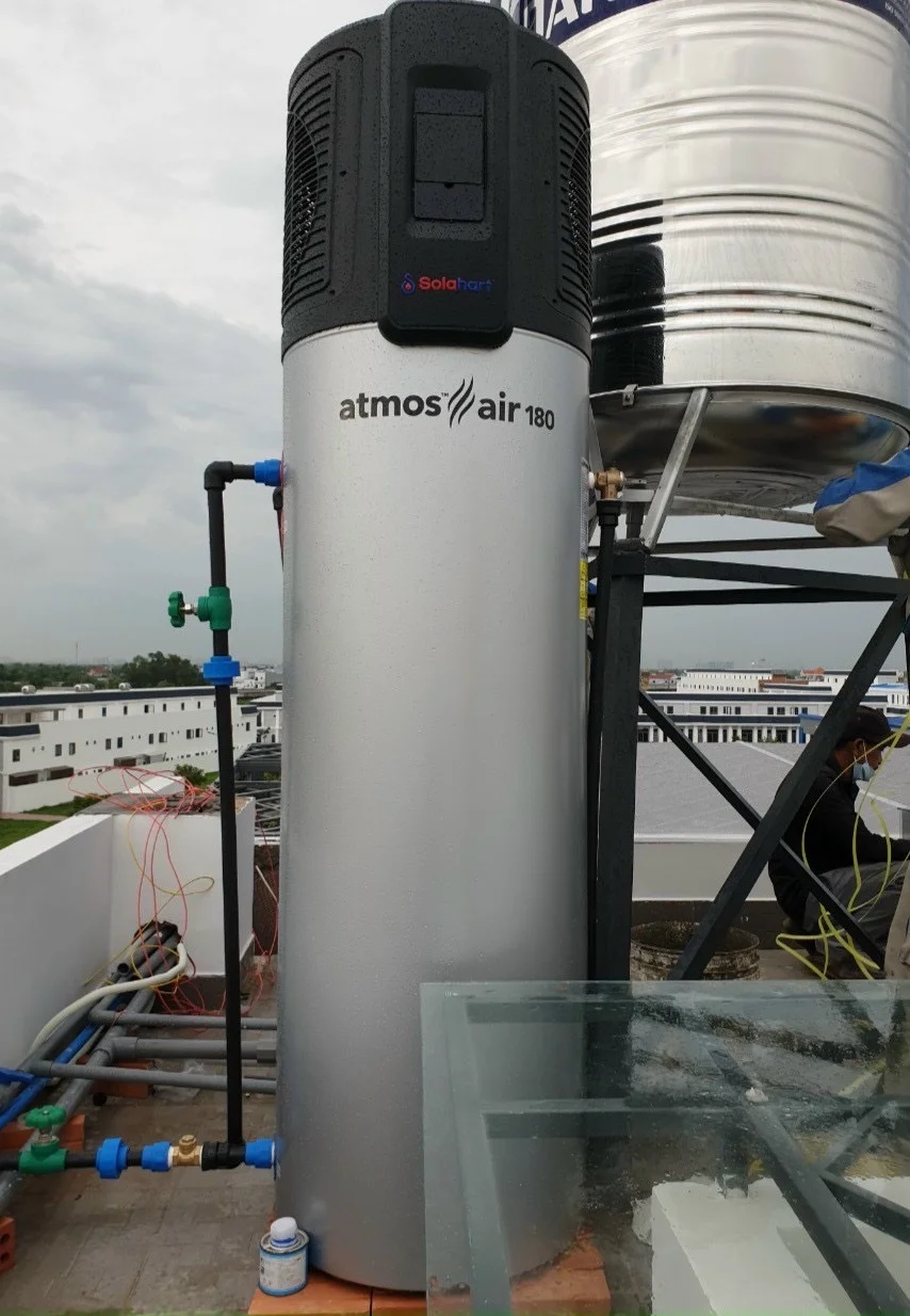 Máy nước nóng bơm nhiệt Heat pump Solahart Atmos Air 180L: Thông