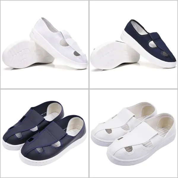 So sánh 3 chất liệu đế giày bảo hộ phòng sạch: PVC vs SPU vs PU (Nên chọn loại nào bền và kinh tế?)