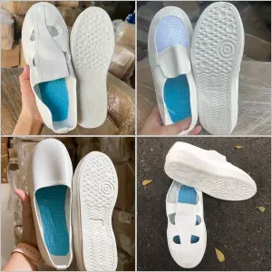 Sự thật về giày dép phòng sạch giá rẻ: Tại sao nhựa PVC dễ bị nứt gãy và xơ cứng sau vài tuần sử dụng?