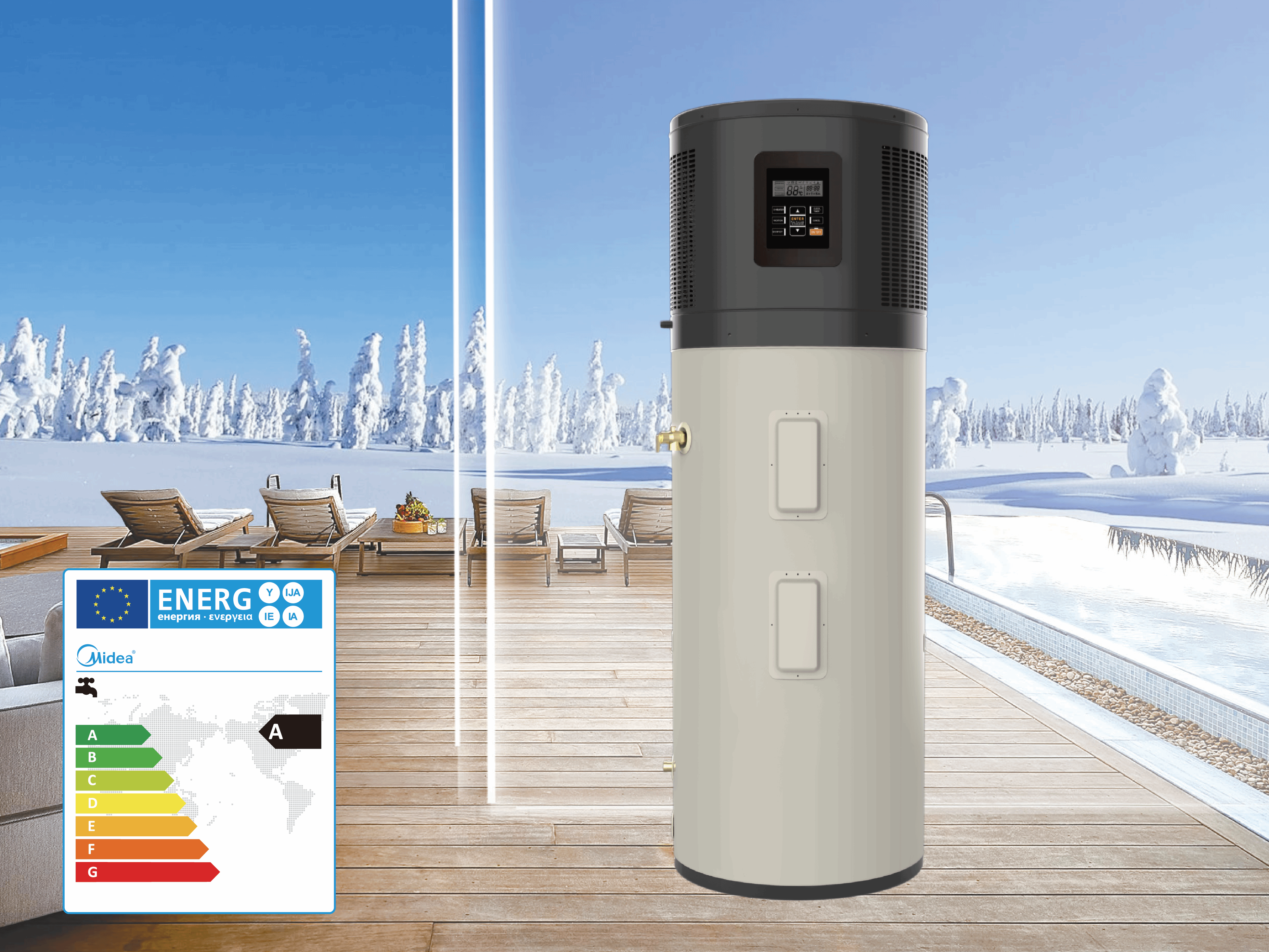 heat pump midea