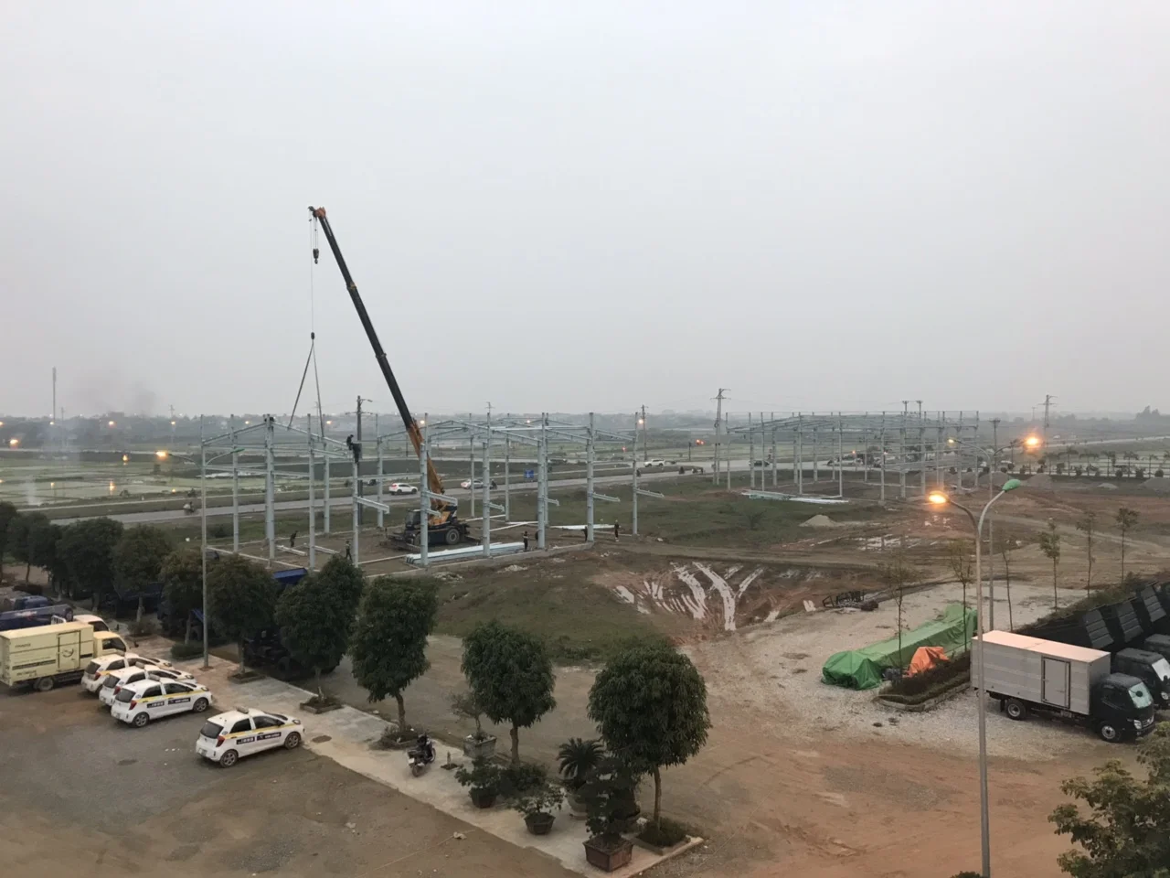 nhà máy sản xuất kết cấu thép