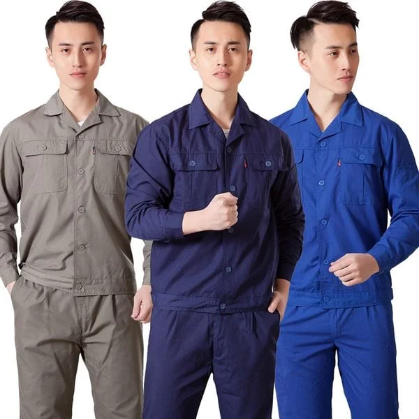quan ao bao ho lao dong tron mau