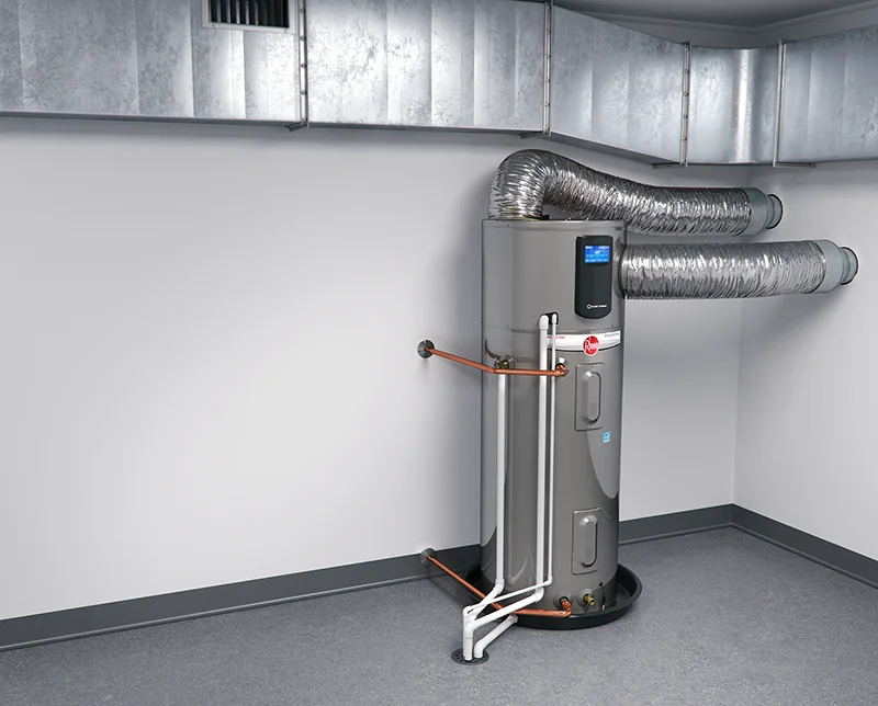 Rheem-PROFPrestige-HybridGen4-basement-Install-Environment